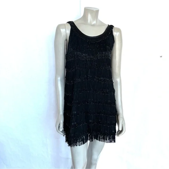 Vintage ROMAN KEFLAY Black Party Dress - Picture 3 of 11